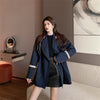 2023 Spring Autumn Coats retro Hong Kong flavor chic casual small Suit Jacket women's Loose long-sleeved Blazers  M132