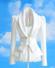 2022 Spring Autumn Women Blazers Ladies Clothing  Women's New White Wild Casual Long-Sleeved Small Suit Women