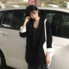 2022 Spring Summer Blazers Korean Chic Casual small Suit Women Loose black long-sleeved Suit Jacket g
