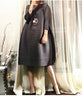 2022 Spring Turtleneck Women Dress Miyak Pleated Design Solid loose large size Female Knee-length Dress Tide