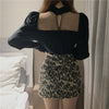 2023 Women Bottoming Blouse Spring Autumn Sweet Velvet Patchwork Mesh Shirt Female Long Sleeve Blouses Short Tops AB2005