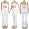 2023 Women Sets Summer Tracksuits Strap Top+Pants Suit Two Piece Set Night Club Party Elegant Sporty Casual 2 pcs Street GL8892