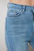 2022 Women Skinny Jeans Light Blue High Waist Denim Stretch Washed Autumn-winter Elastic Size Slim fit Pencil Pants