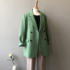 2022 Women Spring Blazer Coat Turn Down Collar Long Sleeve Vintage Coat Casaco Feminino Tops For Women Elegant Coat Outerwear