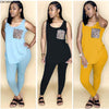 2023 Women Two Pieces Sets Summer Tracksuits Sleeveless O-Neck Tops+Pants Suit Sporty Fitness Leopard Outfits 2 Pcs Street G8221