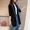 2022 new spring new wild loose knit sweater cardigan female winter coat loose large size wild long sweater coat tide