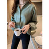 2023 spring summer autumn women casual chiffon shirt woman female OL blouse women Vq9
