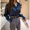 2023 spring summer autumn women casual chiffon shirt woman female OL blouse women Vq9