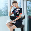 2023 summer professional women's professional suit beautician overalls hotel front desk uniforms stewardess uniforms
