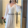 2022 Autumn French Elegant Party Dress Women Long Sleeve Casual Fairy Midi Dress Evening Vintage One Piece Dress Korean Fashion