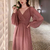 2022 Autumn French Elegant Party Dress Women Long Sleeve Casual Fairy Midi Dress Evening Vintage One Piece Dress Korean Fashion