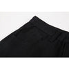 2022 Autumn Gothic Style Punk Long Pant Women High Waist Black Zipper Hollow Slit Design Straighting Tube Loose Female Trouser