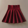 2022 Autumn Mini Skirt Female Sexy Skirt For Girl Lady Korean Short Skater Women Clothing Bottoms Red Black Skirt New