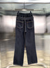 2022 Autumn Women Patchwork High Waist Denim Pants Cowboy Trouse Female Straight Jeans Ddxgz2v 8.19