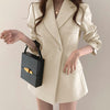 2023 Autumn Winter Creative Design High-quality Casual Blazers for Office Lady Single Button Slim Thick Blazers