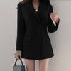 2023 Autumn Winter Creative Design High-quality Casual Blazers for Office Lady Single Button Slim Thick Blazers