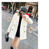 2023 Autumn Winter England Style Retro Women's Blazers Comfortable Turn-down Collar Double Breasted Casual Blazers