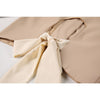 2022 Autumn Women Suit Design Sense Strappy Bow Loose Temperament Versatile Short Halter Long Sleeve Jacket