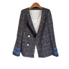 2022 Autumn and Winter Women's Blazer Fringed Decorative Stitching Long Sleeve Suit Jacket Female  Office Jacket
