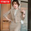 2022 Autumn and Winter Women's Long Sleeve Professional Tailored Suit Formal Trouser Suit Interview Sales Work Clothes A039