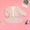 2022 Autumn/winter Children's Clothing Western Plaid Dress Coat