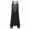 2022 Boho Hollow Long Dress Women Backless Halter Beach Dress White Black O Neck Sleeveless Midi Dress Vestidos