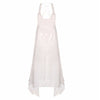 2022 Boho Hollow Long Dress Women Backless Halter Beach Dress White Black O Neck Sleeveless Midi Dress Vestidos