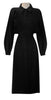 2022 Chic Korea Clothes Fenimine Vestidos Women Long Sleeve Elegant Office Lady Vintage Solid Shirt Dress