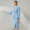 2022 Elegant Designer Long Sleeve Blazer and Pencil Skirt 2 Piece Set Skirt Suits Women Office Ladies Formal Workwear Clothes