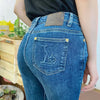 2022 France Brands Women's Jeans Slim High-profile Pencil Pants Stretch Skinny Pants High-waist Casual Trousers