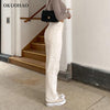 2022 Jeans Women Straight Leg Mom Pants White Loose High Waist Baggy Jean Wash Trousers Cotton Classic Female Denim Pant