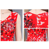 2022 High Quality Vintage Chiffon Boho Maxi Dress Summer Sleeveless v-neck Sexy Sundress Women Elegant Bodycon Party Vestidos