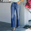 2022 High Waist Loose Jeans For Women Comfortable Casual Straight Leg Baggy Pants Mom Jeans Washed Boyfriend Jeans New