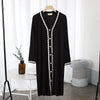 2022 Autumn Cotton Nightgown Women Nightdress Sleepwear Long Sleeve Night Midi Dress Female Nighties Nightwear