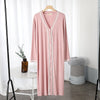 2022 Autumn Cotton Nightgown Women Nightdress Sleepwear Long Sleeve Night Midi Dress Female Nighties Nightwear
