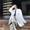2023 Autumn  Women Overcoat Loose Solid Color Men Coat Cotton Casual Elegant Unisex Outwear T493