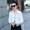 2022 Autumn Women Pu Leather Jacket Woman Zipper Short Coat Female Black Punk Bomber Faux Leather Outwear spring  Blazer