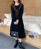 2022 Design Japan Style Women Spring Autumn Basic Wear Casual Loose Robe Solid Cotton Blend Vintage Long Maxi Dress O2660