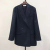 2022 Double-breasted Lapel Profile Suit Women Worsted Wool Loose Suit Jacket