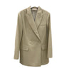 2023 Double-breasted Lapel Profile Suit Women Worsted Wool Loose Suit Jacket