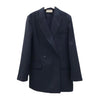 2023 Double-breasted Lapel Profile Suit Women Worsted Wool Loose Suit Jacket