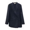 2022 Double-breasted Lapel Profile Suit Women Worsted Wool Loose Suit Jacket