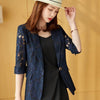 2023 Business Lace Suits Women Work Office Ladies Korea Style Casual Blazer