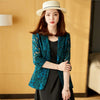 2023 Business Lace Suits Women Work Office Ladies Korea Style Casual Blazer