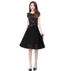 2022   Korean Elegant Dress For  Women 2022 Casual A-Line Print Midi Dress Evening Party Wear vestido
