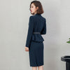 2023 Formal Suit Women Slim Business Long Sleeve Ol Blazer And Skirt Office Ladies Work Wear Uniform DD2802