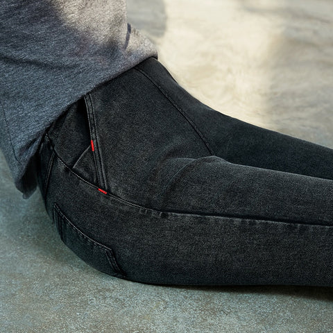 2022 High Elastic Washed Skinny Pencil Jeans Stretch Black Jeans Spring Vintage High Waist Autumn Denim Spring Pants Jeans