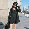 2022 Spring Paragraph Badge Long Sleeve Suit Female Plus Size Loose Casual Women Blazers Suit Jacket Female Long Z271