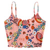 2022 New Style Camis Women Ladies Print Sleeveless Pullover Vest Tank Crop Tops Shirts Топик Женский