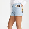 2022 Style Spring Summer Brand  Design  Denim Shorts with High Waist Print Pocket  Wide Leg Pants V2